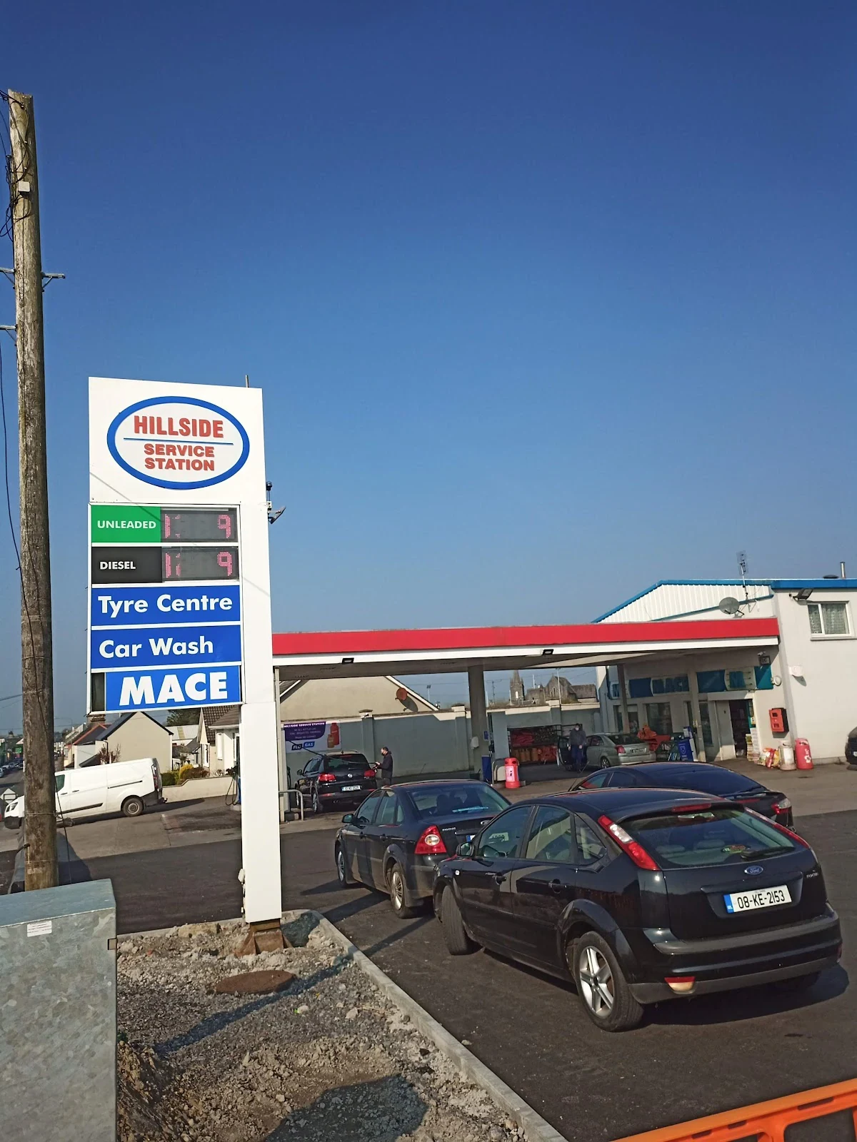Hillside Service Station, car wash in Claremorris, Mayo