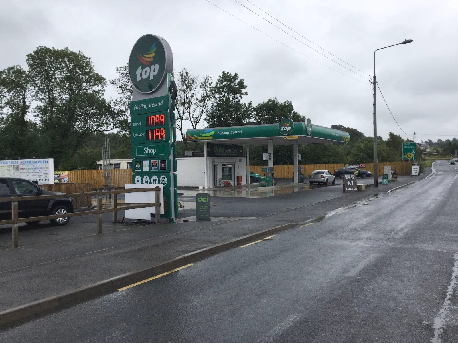 Top Oil Aghananimy Hanratty Fuels, car wash in Monaghan