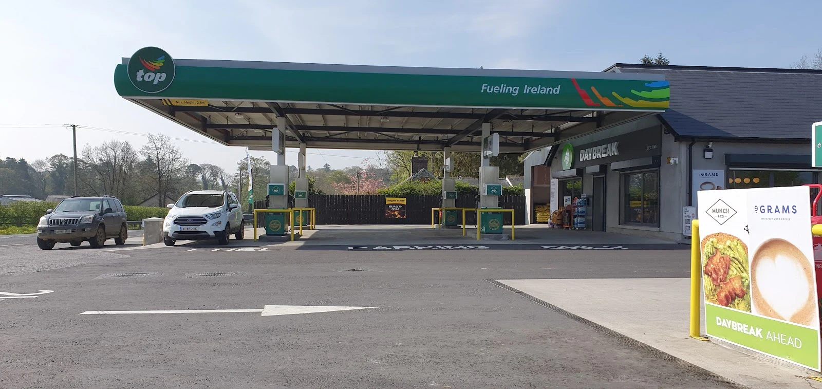 Top Oil Bective Service Station, car wash in Navan, Meath